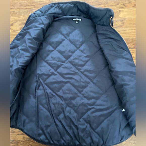 J.Crew Mercantile Women’s L Quilted Puffer Vest Navy Lightweight Layering - Picture 6 of 9